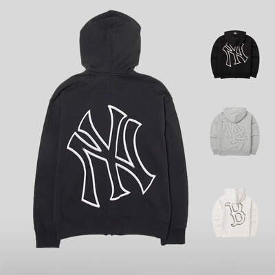 MLB男女NY大标连帽运动茄克外套