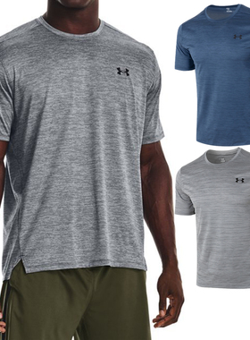 24新款UA安德玛短袖男子Tech Vent跑步训练透气运动T恤1376791
