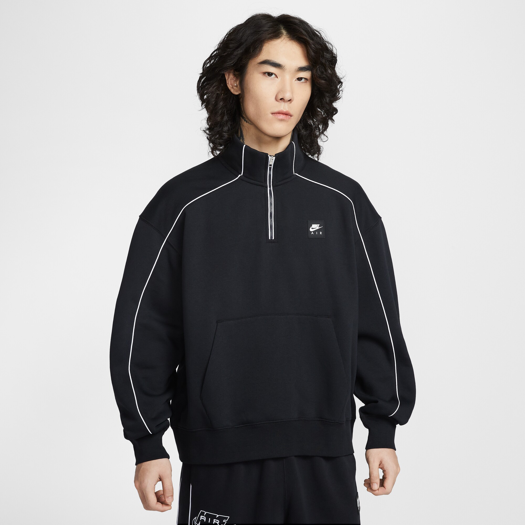 26新款Nike耐克男子卫衣AIR半拉链立领针织加绒运动套头衫II3144