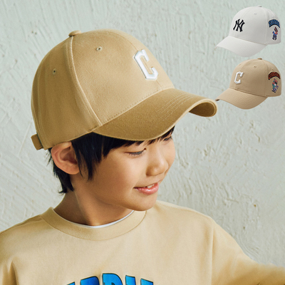 MLB男女童棒球帽NY皱眉熊运动帽