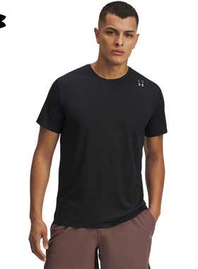 25新款UA安德玛男子短袖Halo Vent圆领轻质训练运动T恤6001829
