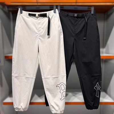 MLB男女NY梭织束脚运动长裤