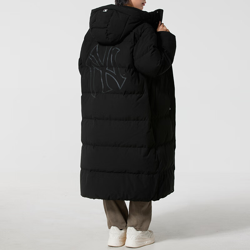 MLB男女NY大标防水长款羽绒服