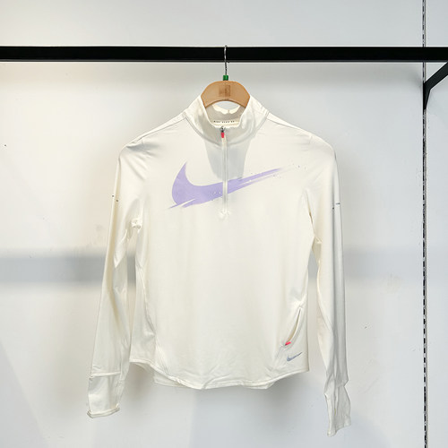 Nike耐克女子防晒速干半拉链长袖