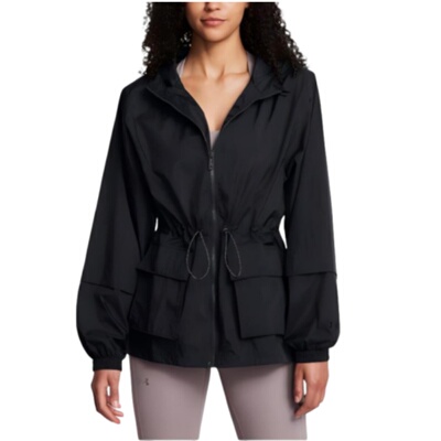 安德玛女子连帽抽绳夹克