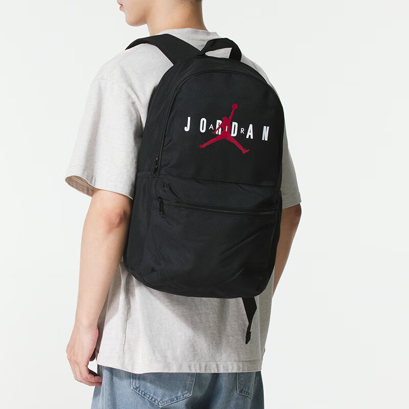 Jordan男女字母印花运动双肩背包