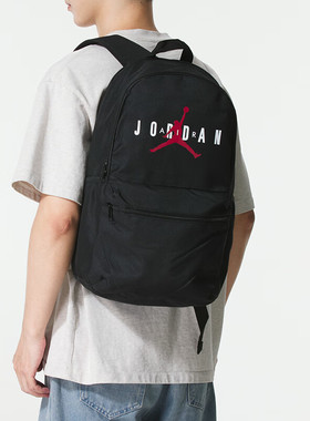 Jordan25新款Nike耐克双肩包男女字母印花运动背包JD2413006AD