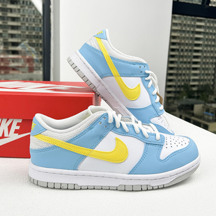 GS男女童低帮胶底运动鞋 DUNK女款 DX3382 Nike耐克大童板鞋 25新款