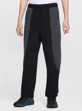 25新款Nike耐克运动裤男子拼接撞色宽松直筒针织休闲长裤IF1324