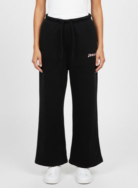 Jordan26新款Nike耐克女子长裤针织宽松阔腿微喇休闲运动裤IO1078