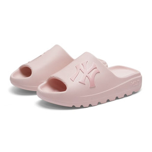 26新款MLB情侣拖鞋男女NY厚底增高一字拖凉鞋运动沙滩鞋3ALPS0163