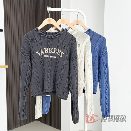 MLB运动毛衣NY女款休闲运动毛衣