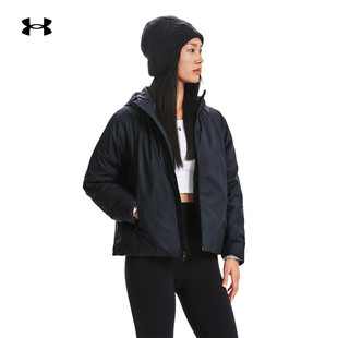 UA安德玛女子外套ColdGear® Infrared短款连帽运动羽绒服1378860