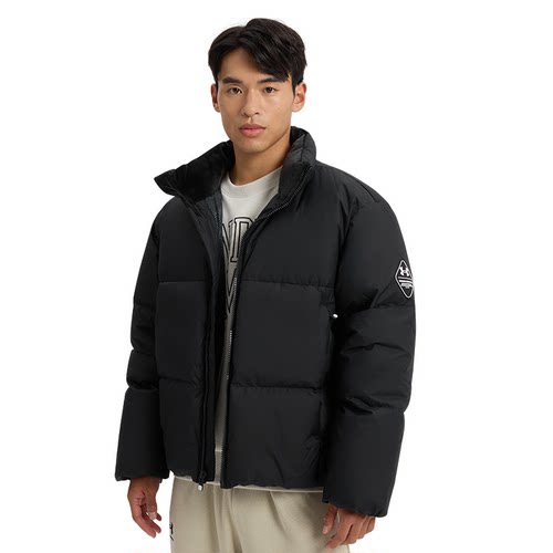 UA安德玛男子短款立领运动羽绒服