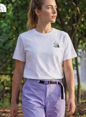 26新款TheNorthFace北面户外男女短袖凉感休闲运动情侣T恤8M77