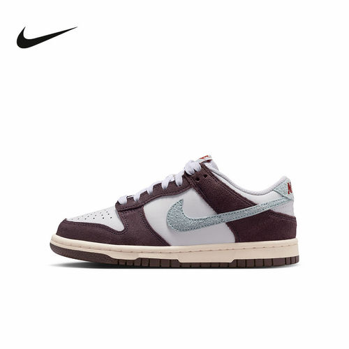 Nike耐克DUNK大童女款翻毛皮板鞋