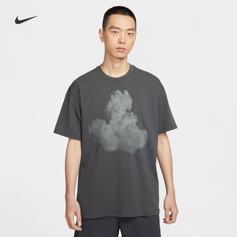 Nike耐克男子晕染印花圆领短袖
