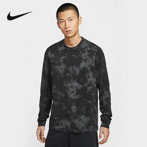 Nike耐克男子速干圆领运动长袖