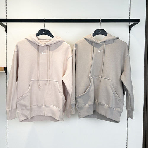 Nike女子加绒宽松简约连卫衣