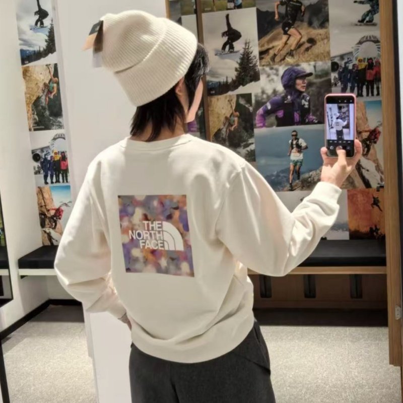 北面运动卫衣女子宽松休闲套头衫