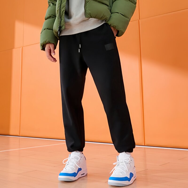 Jordan乔丹运动裤男子加绒束脚裤