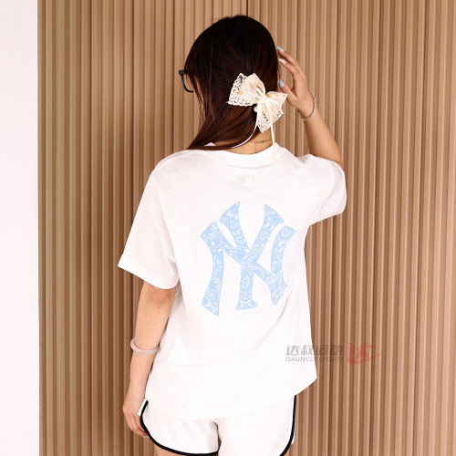 MLB短袖男女NY凉感休闲运动T恤