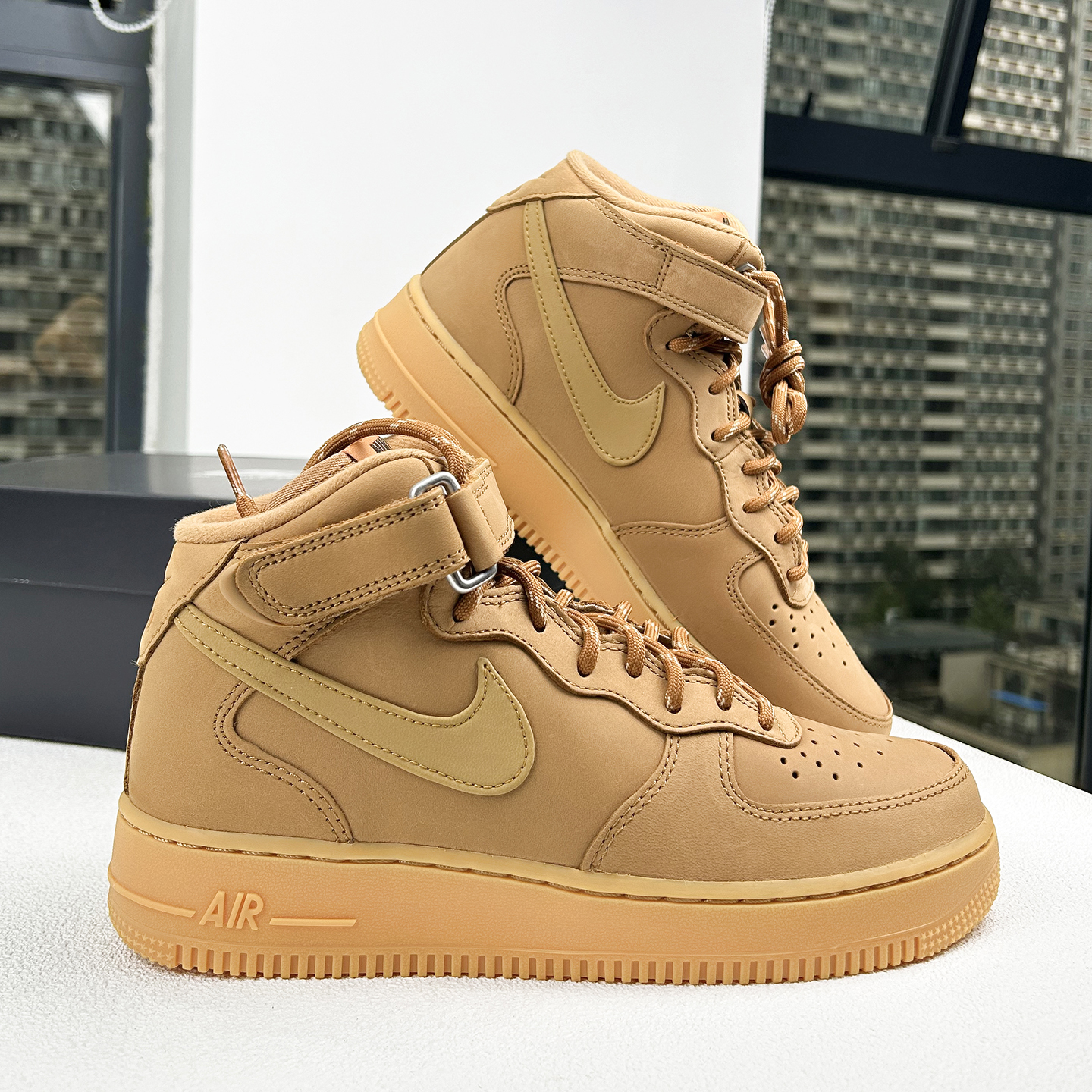 Nike耐克男子空军一号中帮板鞋