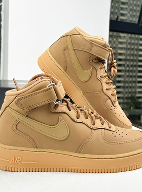 25新款Nike耐克男子板鞋空军一号AIR FORCE 1中帮运动鞋DJ9158