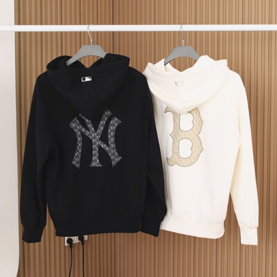 MLB运动卫衣男女连帽休闲套头衫