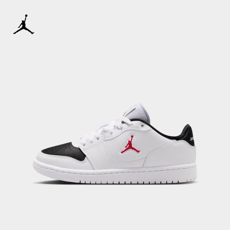 Jordan26新款耐克大童板鞋COURT CONNECT女款GS低帮运动鞋IQ6016