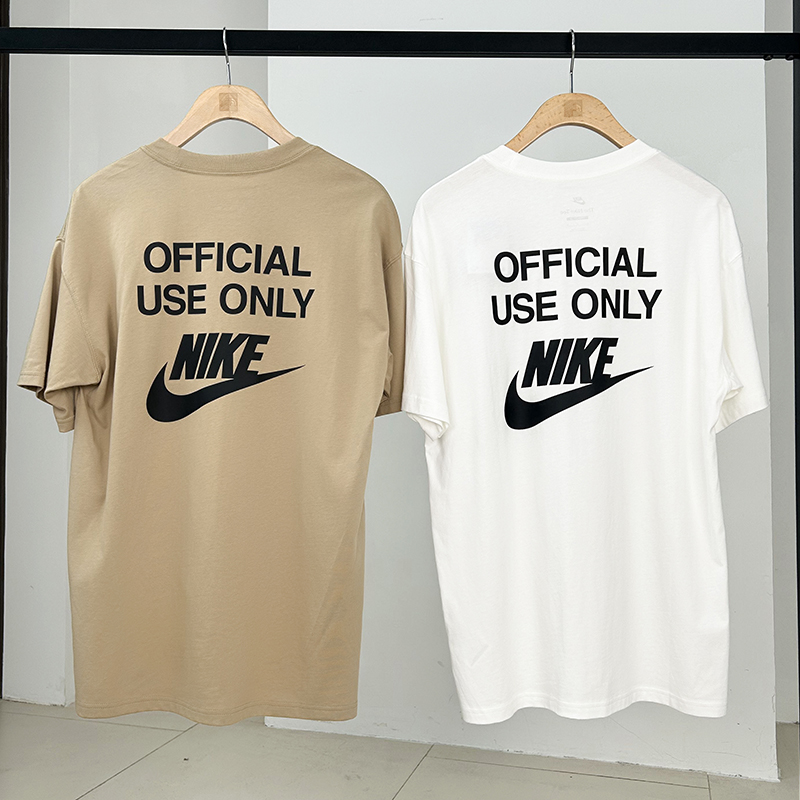 25新款Nike耐克短袖男子字母印花圆领纯棉宽松休闲运动T恤HJ0775
