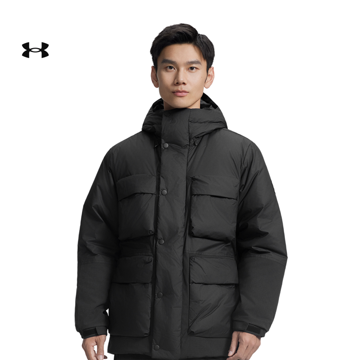 UA安德玛男子连帽派克羽绒服