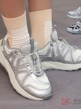 25新款MLB情侣老爹鞋男女NY复古厚底增高缓震运动休闲鞋3ASHG015N