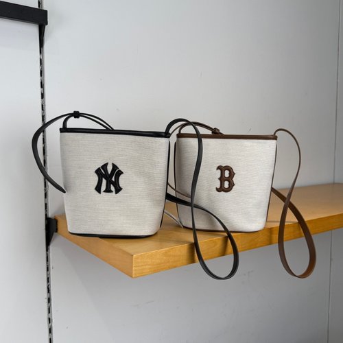 MLB男女水桶包NY斜挎包单肩包