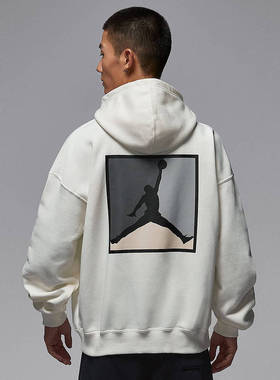 Jordan25新款Nike耐克男子卫衣飞人印花加绒连帽运动套头衫HV0545