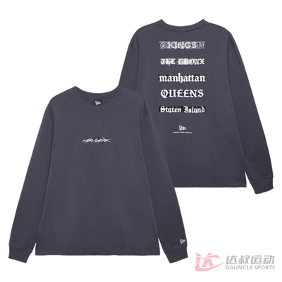 纽亦华男女字母印花圆领运动卫衣