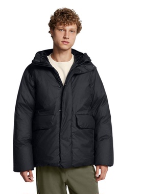 24新款UA安德玛男子羽绒服Limitless短款鸭绒运动棉羽外套1384651