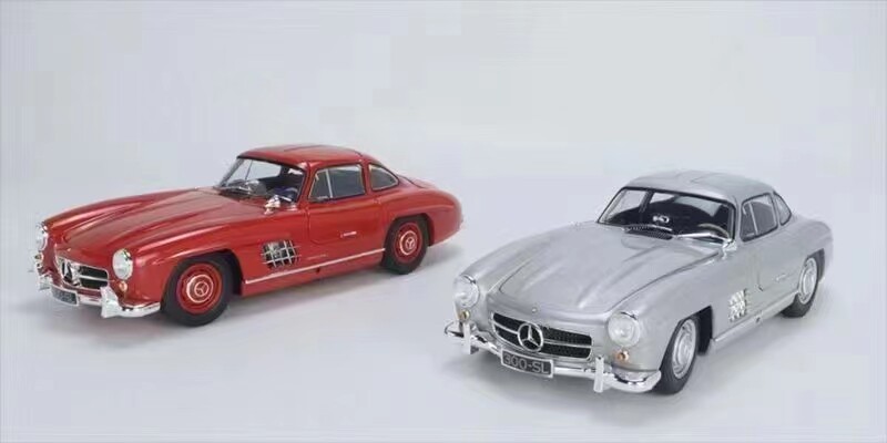 MINICHAMPS迷你切 1:18 奔驰 MERCEDES BENZ 300SL 合金汽车模型