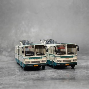 原厂北京公交1 铰接无轨电车111路BD562公共汽车巴士合金模型