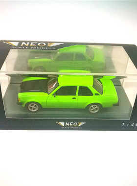 手版树脂NEO1:43欧宝 OPEL ASCONA B 2.0 SR汽车模型车模成品摆件