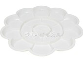 18cm 调色板 大梅花调色盘