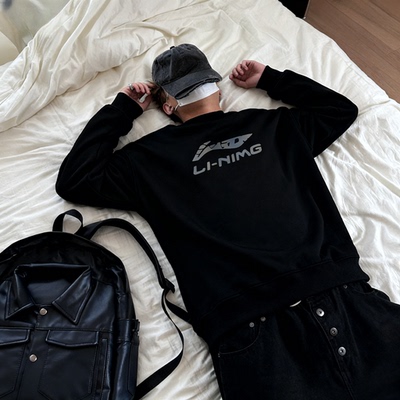 青少年卫衣男长袖运动男装加绒t恤男款加厚2025新款男士打底衫