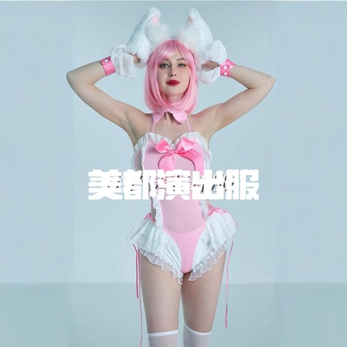 酒吧gogo演出服性感甜美可爱粉色系列猫女夜店ds领舞服派对主题服