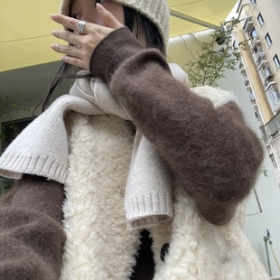 NSS毛茸茸全羊毛马甲羊毛皮毛一体马甲女秋冬百搭毛绒背心外套