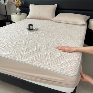 夏季新款A类凉感欧式夏被床笠四件套床笠款三件套可机洗空调席