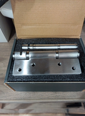 夏纳5寸平板弹簧合页阻尼缓冲型5330正标不锈钢拉丝2片装套装