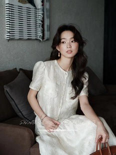 精致暗纹小香风外套＋半身长裙套装 欧洲站南油小众设计师夏季 新款