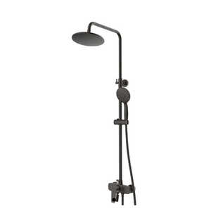 辉煌卫浴X126013黑三出水三功能淋浴花洒龙头铜主体顶喷旋转升降