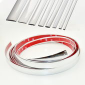 汽车装 亮条 饰条银色镀铬亮条中网车身车门防撞条保险杠防刮擦改装