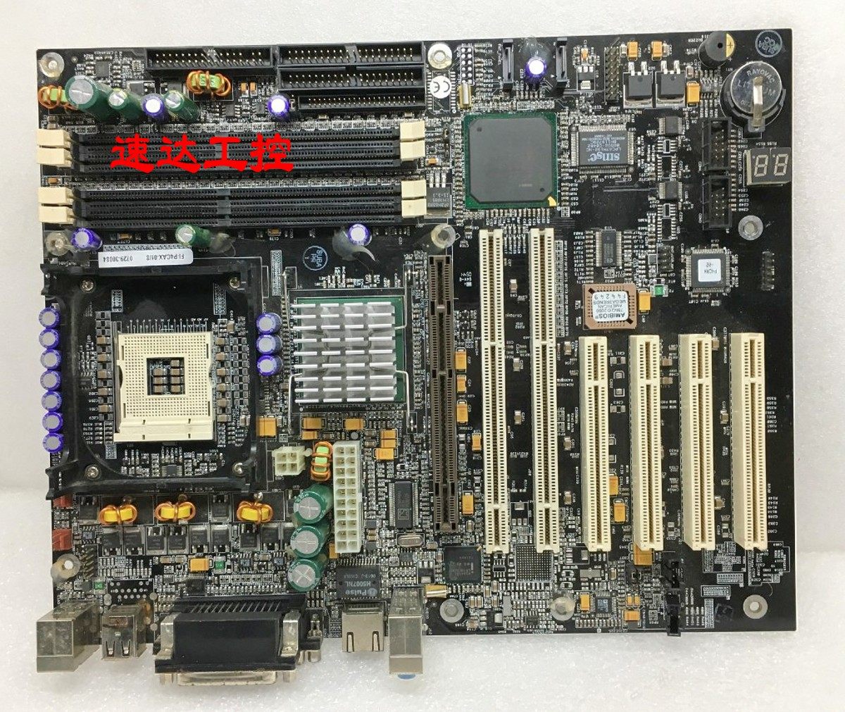 可议价fi-p4cax-01/8 p4cxa-01 478针工业医疗主板6个pci槽现货